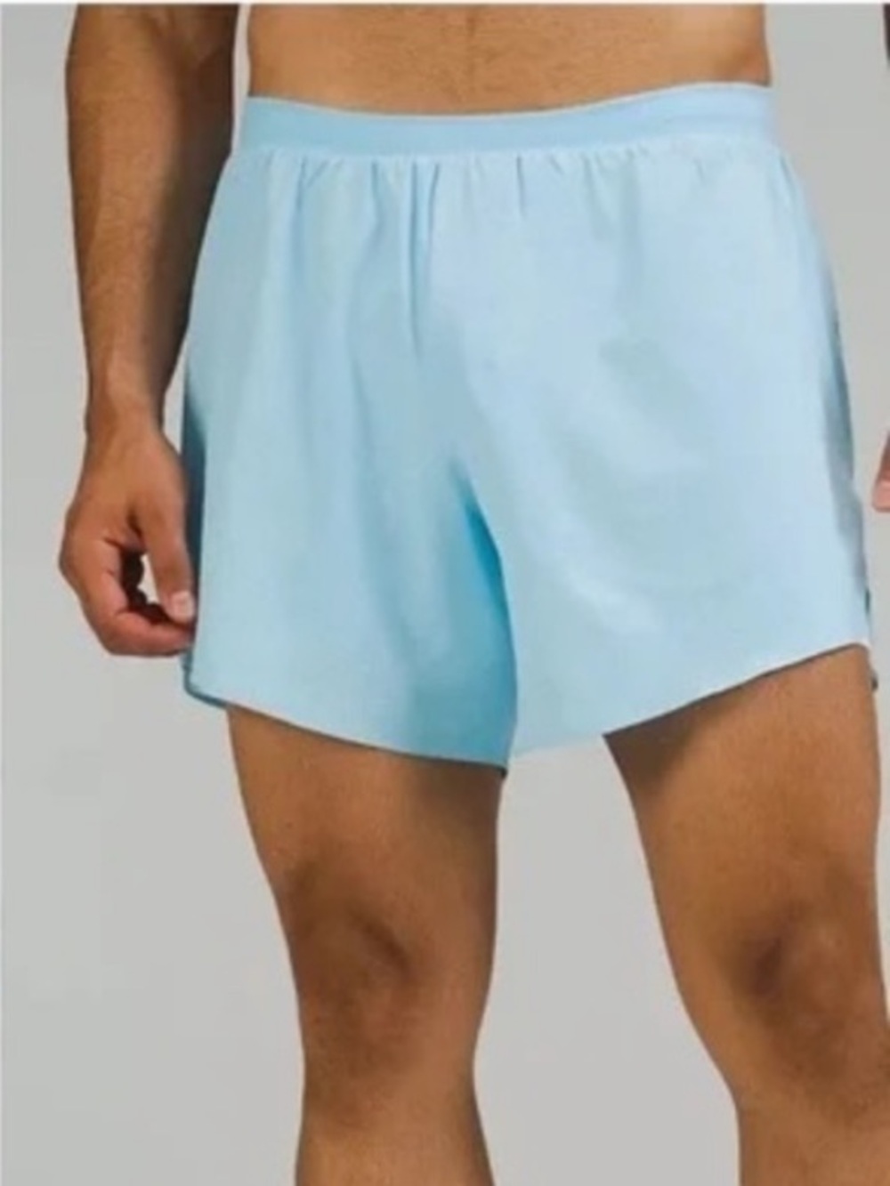 lululemon athletica Men's Fast And Free 6” Athletic Shorts Light Blue M